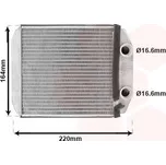 Výměník tepla, vnitřní vytápění VAN WEZEL 43016701
