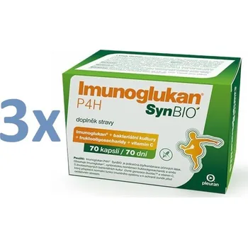 Imunoglukan balíček 3 produktů P4H SynBIO D 70 kapslí