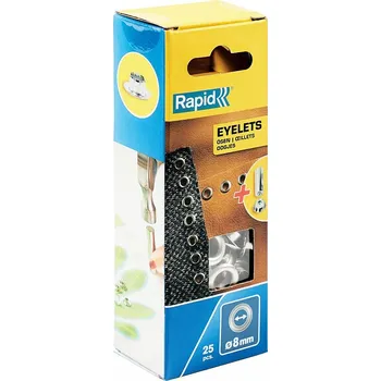 Očka ocelová Rapid pr. 8mm, 25ks, blistr