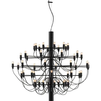 Flos A1502031 2097-50, luxusní matně černý lustr, 50x15W E14 čirá, prům. 100cm, výška 88cm