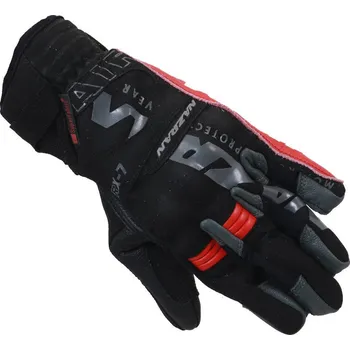 Moto rukavice Dámské rukavice na moto Nazran RX-7 2.0 black/red vel. XL