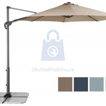 Slunečník Slunečník zahradní, výkyvný s boční tyčí, RAVENNA SMART 3 m, přírodní (slonovinová kost), balení 1 ks