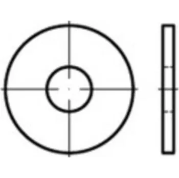 Sada nářadí podložka 6.4 mm 18 mm ocel 2500 ks TOOLCRAFT 147971