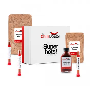 Koření The ChilliDoctor Super Hots extrémně pálivý chilli balíček