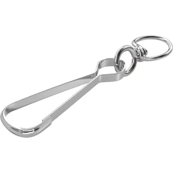 Kabelové oko dörner + helmer 4815484 Simplexní hák poniklovaný 124 mm 10 ks