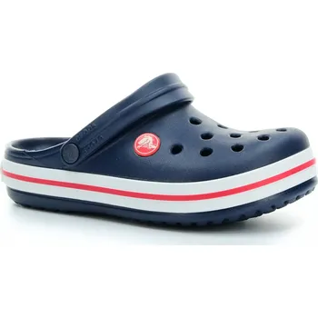 Dívčí bačkory Crocs Crocband Clog K - Navy/Red dětské pantofle Velikost boty (EU): 24, Vnitřní délka boty: 145, Vnitřní šířka boty: 66