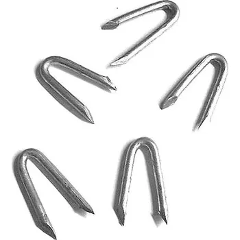 Příslušenství pro plot Skoby pozinkované k uzlovému pletivu balení 5 kg