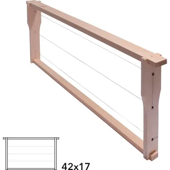 Rámek 42x17 Optimal nízký, vodorovně zděř Hoffman, Lípa