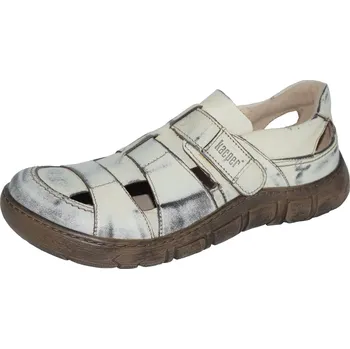 Dámské lodičky Kacper dámské sandály 2-0579 Barva: béžová, Velikost: 37, Šíře podešve: H