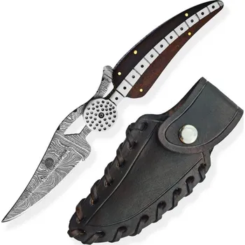 Kuchyňský nůž Zavírací lovecký nůž Dellinger Freydis Clip Wood