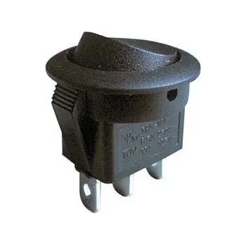 Příslušenství k frézce Přepínač kolébkový RS102-8C, ON-ON 1pol.černý 250V/6A