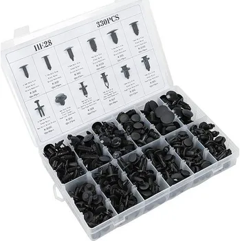 Síťový kabel Příchytky autočalounění HE28, sada 330ks