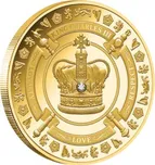Exkluzivní zlatá mince s diamantem Král…