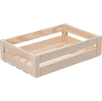 Úložný box Dřevěná bedýnka velká (snížená)