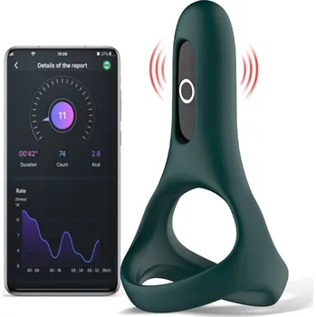 Kroužek na penis Magic Motion RISE Smart zelený - s kupónem KUP15 cena 1989 Kč + extra diskrétní expedice