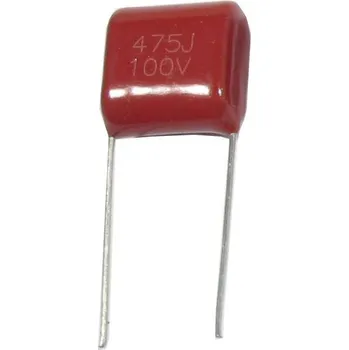 Kondenzátor 4u7/100V CL21X, svitkový kondenzátor polyester