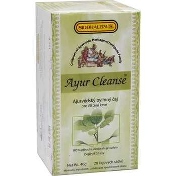 Nápoj Siddhalepa Ayur Cleanse čaj 20 sáčků EXP 2/26