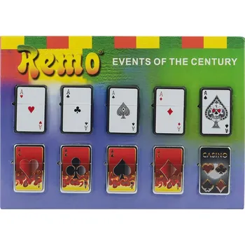 Zapalovač Benzínový zapalovač Remo 07224