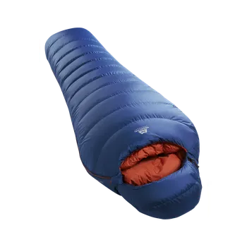 Spacák Mountain equipment péřový spacák Classic Eco 1000 Regular Barva: Dusk, Velikost: Pravý zip