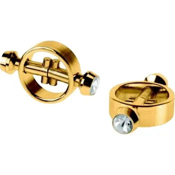 Skřipce na bradavky Pipedream FF MAGNETIC gold - s kupónem KUP15 cena 689 Kč + extra diskrétní expedice