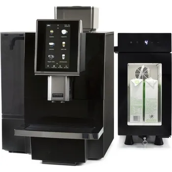 Kávovar Dr.Coffee F12 Big Plus - černý (+ chladnička na mléko)