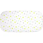 Kaarsgaren Bio-bavlněné prostěradlo do kočárku 35 x 75 cm Bílé hvězdy