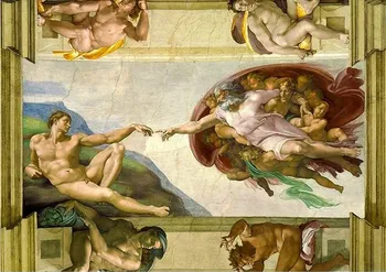 Puzzle ENJOY Puzzle Michelangelo Buonarroti: Stvoření Adama 1000 dílků