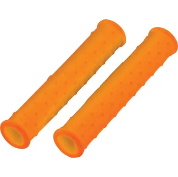 Cyklistické návleky Bike It ochranné silikonové návleky na páčky, oranžové LVRSCN08