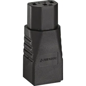 Elektrická zásuvka Beha Amprobe PA-1 měřicí adaptér, IEC C5 zástrčka - IEC C13 zásuvka 10 A