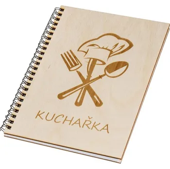 Dětské zboží Dřevěný blok A5 - kuchařka