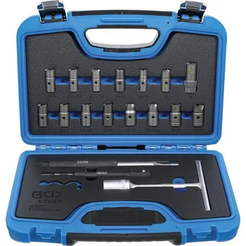 Nářadí pro automobil BGS Sada pro frézování těsnicích sedel vstřikovačů, 19dílná
