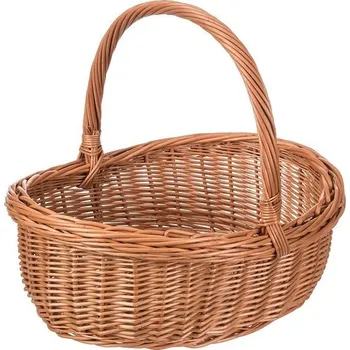 Nákupní košík Proutěný koš světlý