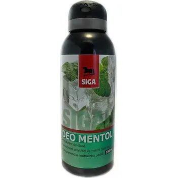 Přípravek pro údržbu obuvi Siga Mentol deodorant do obuvi 150 ml