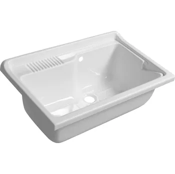 AQUALINE PI8050 výlevka na skříňku bílá