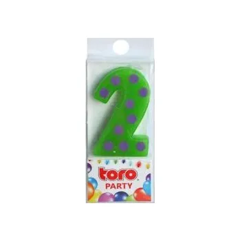 Dortová svíčka Svíčka s puntíky 2