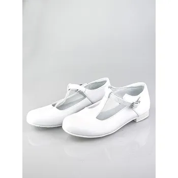 Dívčí obuv Dívčí boty na svatbu vzor 192 bílé, Dětské boty 24