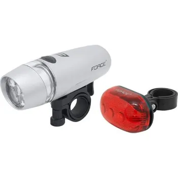 Cyklosvítilna světla sada FORCE PERM přední+zadní
