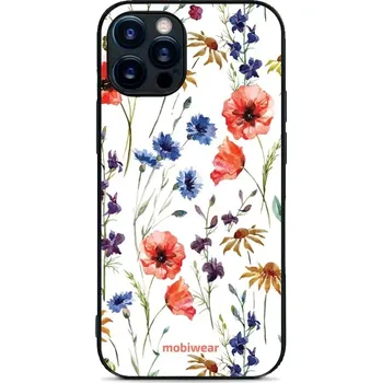 Pouzdro na mobilní telefon Lesklý kryt Mobiwear Glossy - Apple iPhone 12 Pro - G032G - Luční kvítí (Prémiové lesklé pouzdro, obal, kryt Mobiwear Glossy na mobil Apple iPhone 12 Pro - G032G - Luční kvítí, materiál Plast + TPU silikon - krytí po všech stranách, neošoupatelný potisk,)