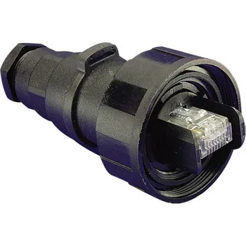 Bulgin PX0834/B neupravený zástrčkový konektor pro senzory - aktory zástrčka, rovná Počet pólů: 8P8C 1 ks