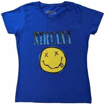 Pánské tričko Merch Nirvana: Nirvana Unisex T-shirt: Xerox Smiley (xx-large) XXL
