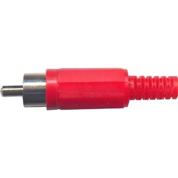 Síťový kabel CINCH konektor plast červený