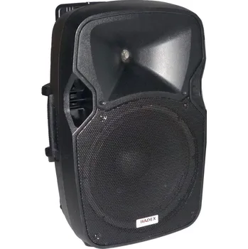 Audio Party reproduktor AM1412 80W s baterií, 2x bezdrát.mikrofon, 12V/230V