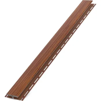 BRYZA "H" profil plastový, délka 3M, Ořech