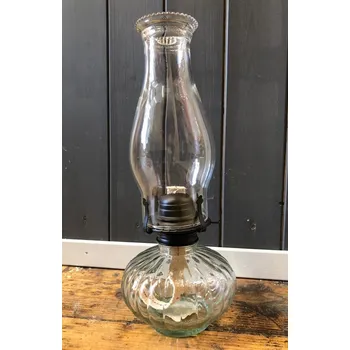 Lucerna Petrolejová lampa 62-DS-KA174 11,5 × 33,5 × 11,5 cm průhledná