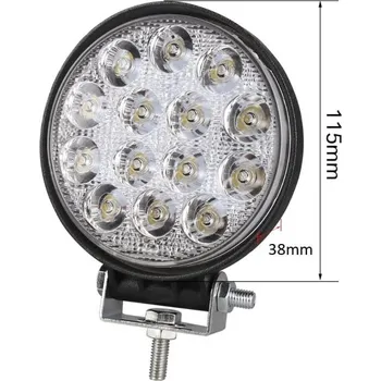 Přídavný světlomet Pracovní světlo LED 10-30V, průměr 115x38mm