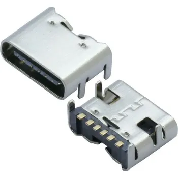 Síťový kabel USB-C 3.1 zdířka do DPS