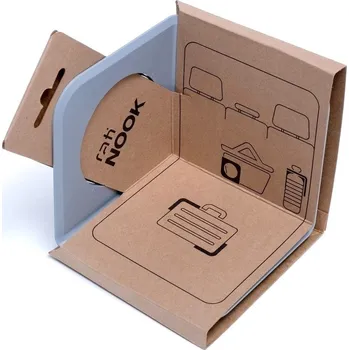 Organizér do auta Rati Zarážky do kufru auta NOOK šedé