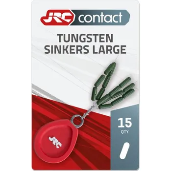 Zátěže na návazce JRC Contact Tungsten Sinkers Green 15ks Varianta: TUNGSTEN SINKERS GREEN L 3MM 15KS