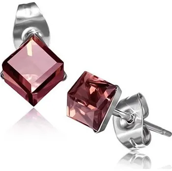 Náušnice Ocelové náušnice – Kostičky - XRY350BA