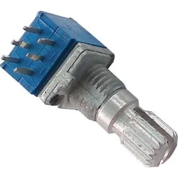 Síťový kabel 100k/N x2, WH9011A , hřídel 6x15mm, potenciometr otočný tandemový